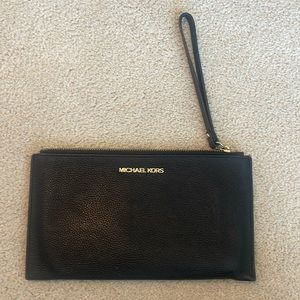 Michael Kors Black Wallet Wristlet